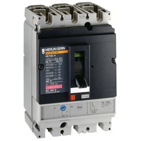 INTERRUPTOR NS100N, TM63D, 3 P 63A, 690VCA, 35KA EN 480VCA SIN TERMINALES USADO