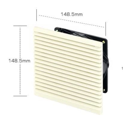 VENTILADOR C/FILTRO 55m3/h 230V TAMAÑO ORIFICIO 124x124mm IP54