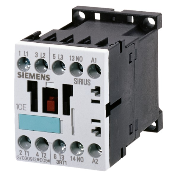 Contactor de potencia AC-3 9 A 4 kW/400 V 1 NA 24 V DC 3P Tamaño S00 borne de tornillo