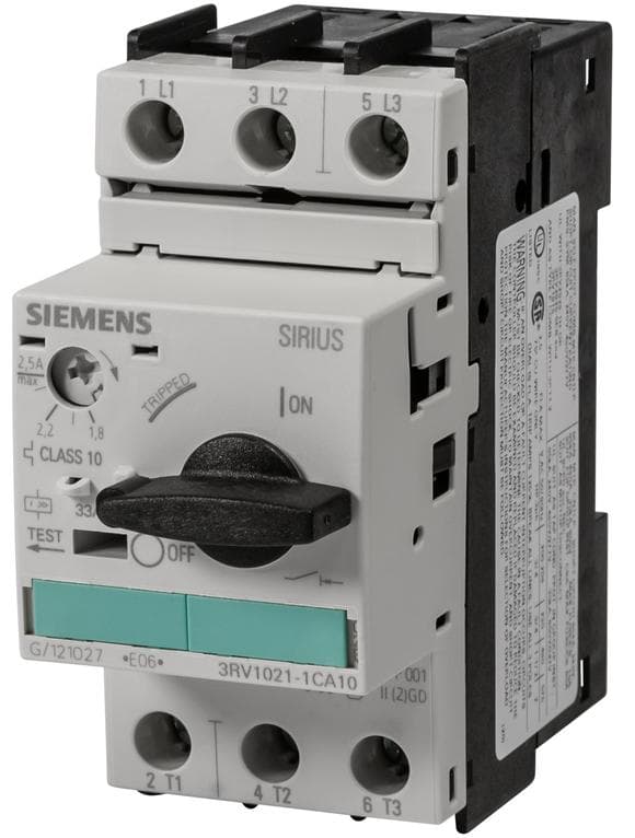 GUARDAMOTOR SIEMENS SIRIUS 4.5--6.3A SIZE S0