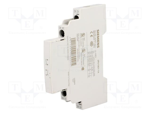 BLOQUE DE CONTACTO AUXILIAR LATERAL 1NA + 1NC PARA 3RV SIZE S00...S3