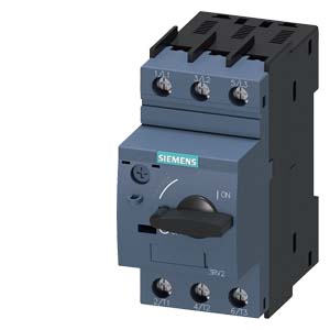 INTERRUPTOR AUTOMATICO TAM. S00 PARA PROTECCION DE MOTORES, CLASE 10 DISPARADOR POR SOBRECARGA CON RETARDO SEGUN INTENSIDAD 4,5...6,3 A DISPARADOR DE CORTOCIRCUITO 82 A BORNE DE TORNILLO PODER DE CORTE ESTANDAR