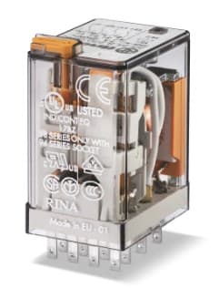 RELE FINDER SERIE 55 4PDT 230 VAC ENCHUFABLE (14 PINES)