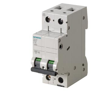 Interruptor magnetotérmico 2 polos C 10A 400V 6kA