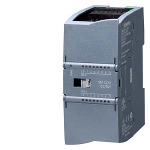 SIMATIC S7-1200, E/S DIGITAL SM 1223, 8 DI / 8 DO, 8 DI DC 24 V, SINK/SOURCE, 8 DO, RELE 2 A