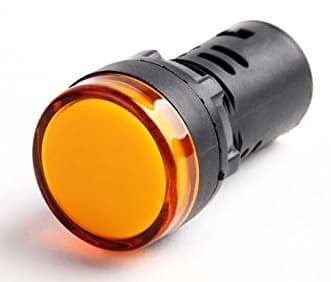 LUZ PILOTO LED COMPACTA AMARILLO 22mm 24VAC/DC