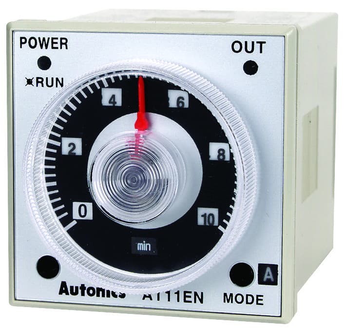 TEMPORIZADOR ANALOGICO 11 PINES 48X48 12 VDC TIEMPO LIMITE SPDT 1C RET INSTANTANEO SPDT 1C DE 0.05S