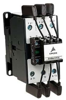CONTACTOR EPCOS PARA CONDENSADORES 36/72 kvar@240/480VAC BOBINA 110V