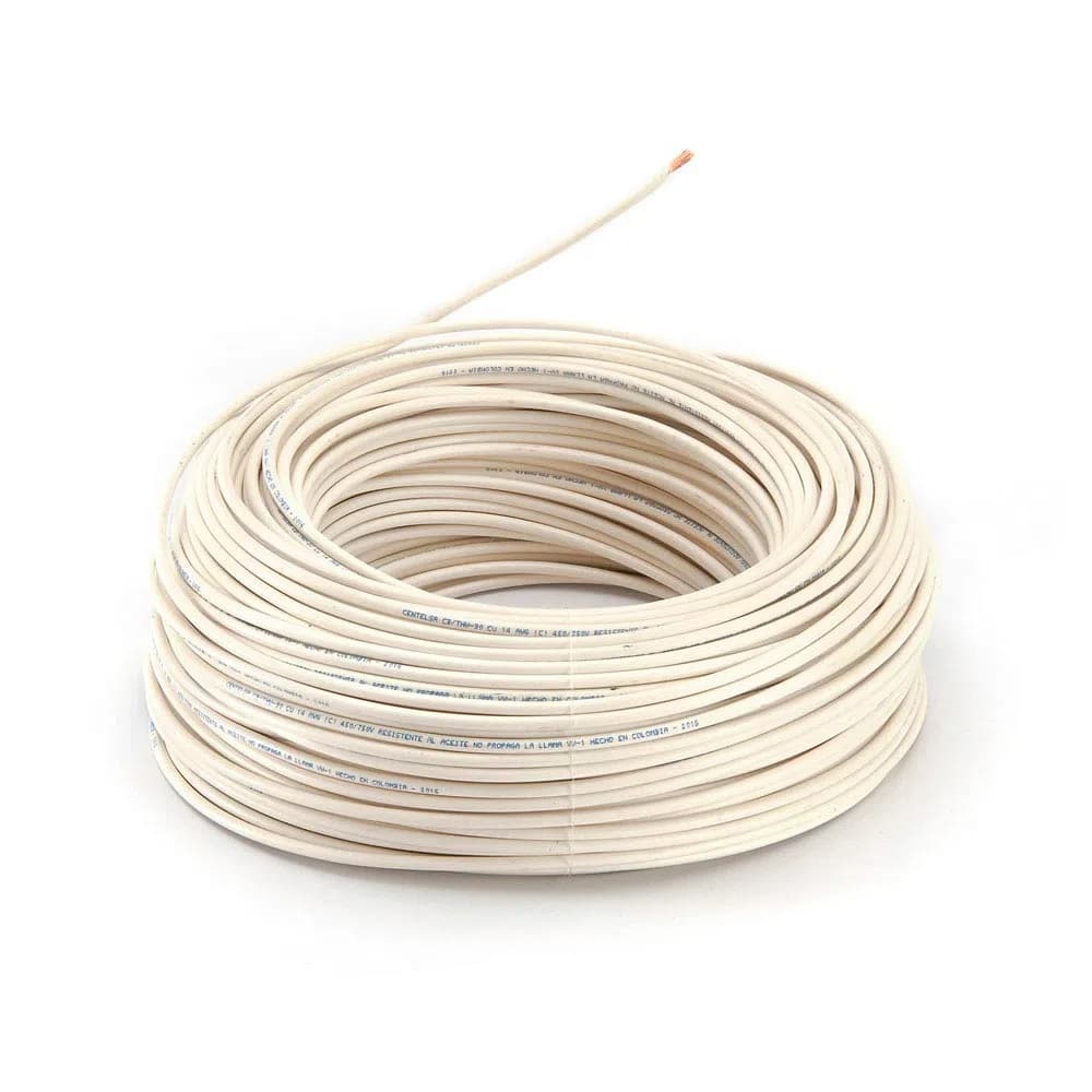 CABLE THW 12 AWG BLANCO 75*C