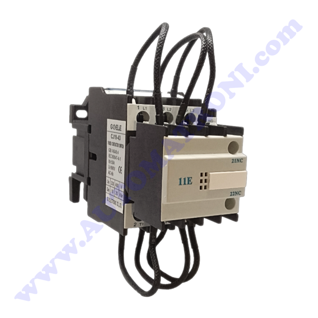 CONTACTOR PARA CONDENSADORES, 10/20Kvar en 220--230/400--415VAC, 220VAC