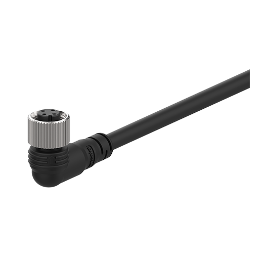 CABLE C/CONECT CURVO P/SENSOR DC M12 4H L:5mts