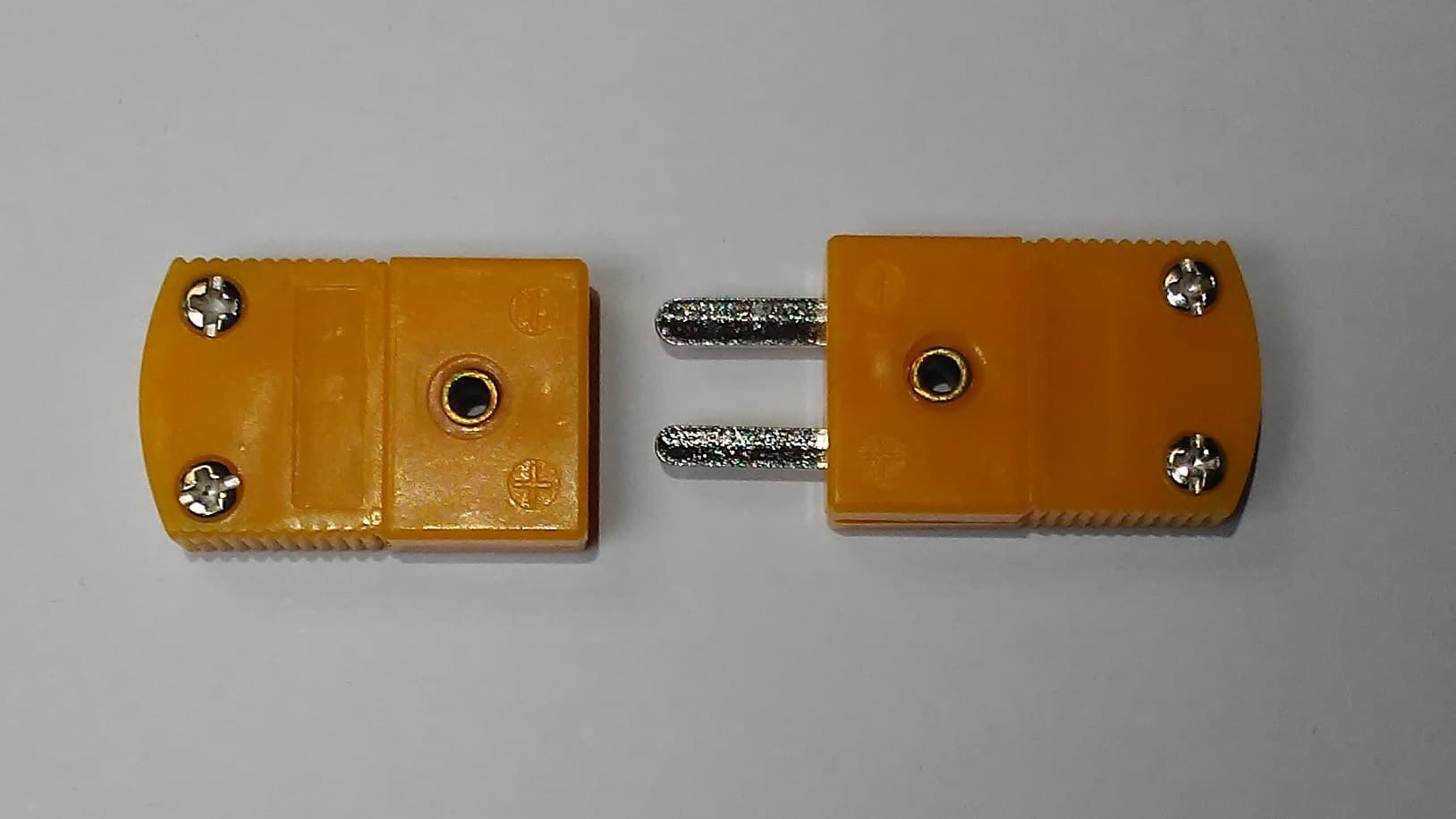 CONECTOR MINI PARA TERMOCUPLA TIPO K (MACHO-HEMBRA)