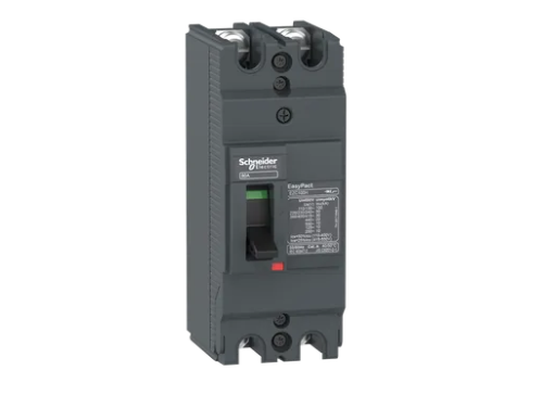 INTERRUPTOR AUTOMATICO, EZC, 2 POLOS 80A 480VCA, 18KA, SIN TERMINALES