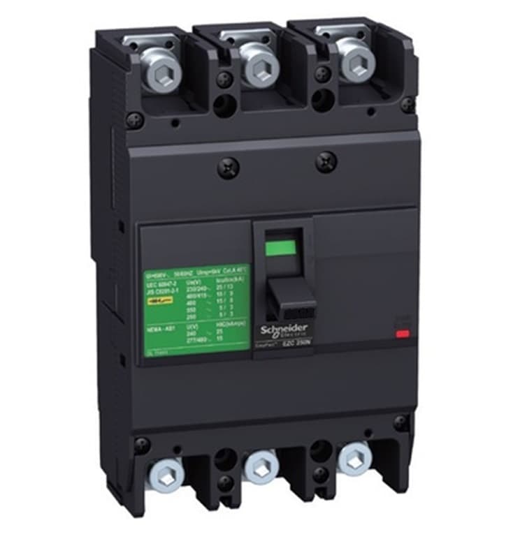INTERRUPTOR AUTOMATICO EZC 3 POLOS 125A 480VCA 25KA SIN TERMINALES INTERRUPTOR AUTOMATICO EZC 3 POLOS 125A 480VCA 25KA SIN TERMINALES