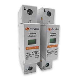 SUPRESOR DE PICOS C/BASE 120/240 VAC 70 kA