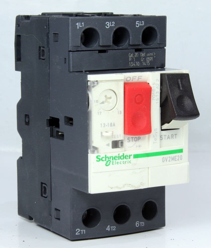 GUARDAMOTOR MAGNETOTÉRMICO 13-18A, 50KA EN 440VCA, ACCIONADO POR PULSADORES GUARDAMOTOR MAGNETOTÉRMICO 13-18A, 50KA EN 440VCA, ACCIONADO POR PULSADORES