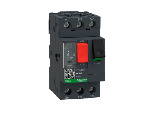 GUARDAMOTOR MAGNETOTÉRMICO 24-32A, 50KA EN 440VCA, ACCIONADO POR PULSADORES