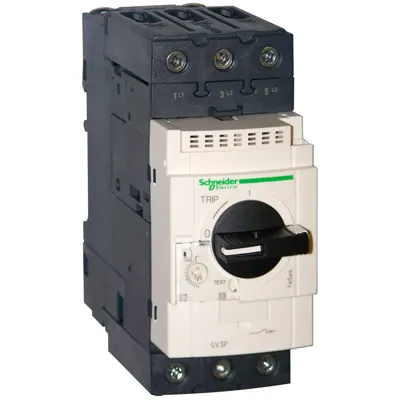 GUARDAMOTOR MAGNETOTERMICO 12-18A, 100 KA EN 440VCA, ACCIONADO POR MANDO GIRATORIO