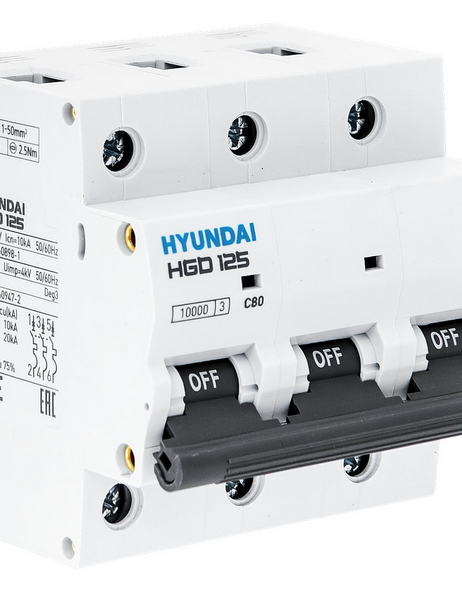 INTERRUPTOR MAGNETOTERMICO 3 POLOS 80A 10KA 230/400VAC