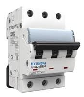 INTERRUPTOR MAGNETOTERMICO 3 POLOS 16A 6KA 230/400VAC