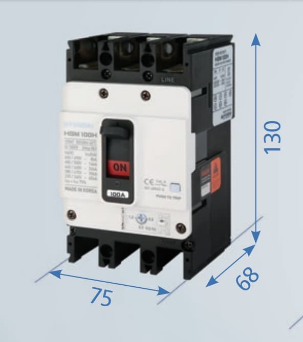 INTERRUPTOR 3 x 64-80A 50/26kA 240/480V