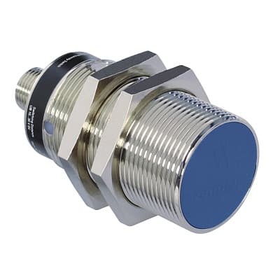 SENSOR INDUCTIVO METALICO M30 RASANTE 10--30VDC PNP NO Sn 15mm CONECTOR MACHO M12 4 PINES LT:65mm