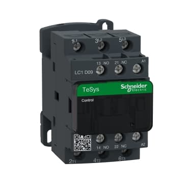 CONTACTOR 3 POLOS, CATEGORÍA AC3, 9A 1NA+1NC, 110VCA