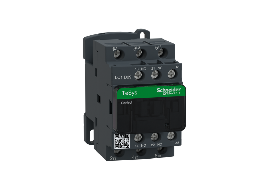 CONTACTOR 3 POLOS, CATEGORÍA AC3, 9A 1NA+1NC, 220VCA