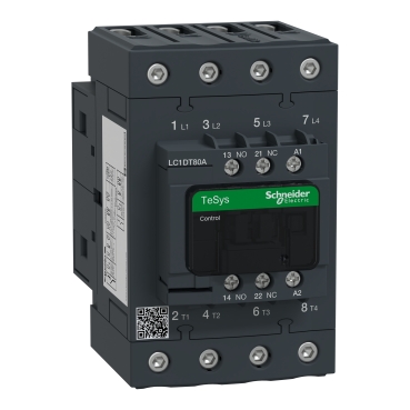 CONTACTOR 80A AC1 4 Polos NA 220VAC
