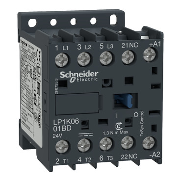 MINI CONTACTOR TeSys K de 3P 9A 24VDC