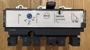 UNIDAD DE DISPARO TERMOMAGNETICO TM63D 63A 3 POLOS PARA INTERRUPTOR AUTOMATICO COMPACT NSX100