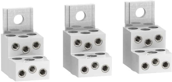 KIT 3 TERMINALES 250A PARA NSX/CVS 100 a 250 6 CABLE HASTA 2 AWG 35mm2
