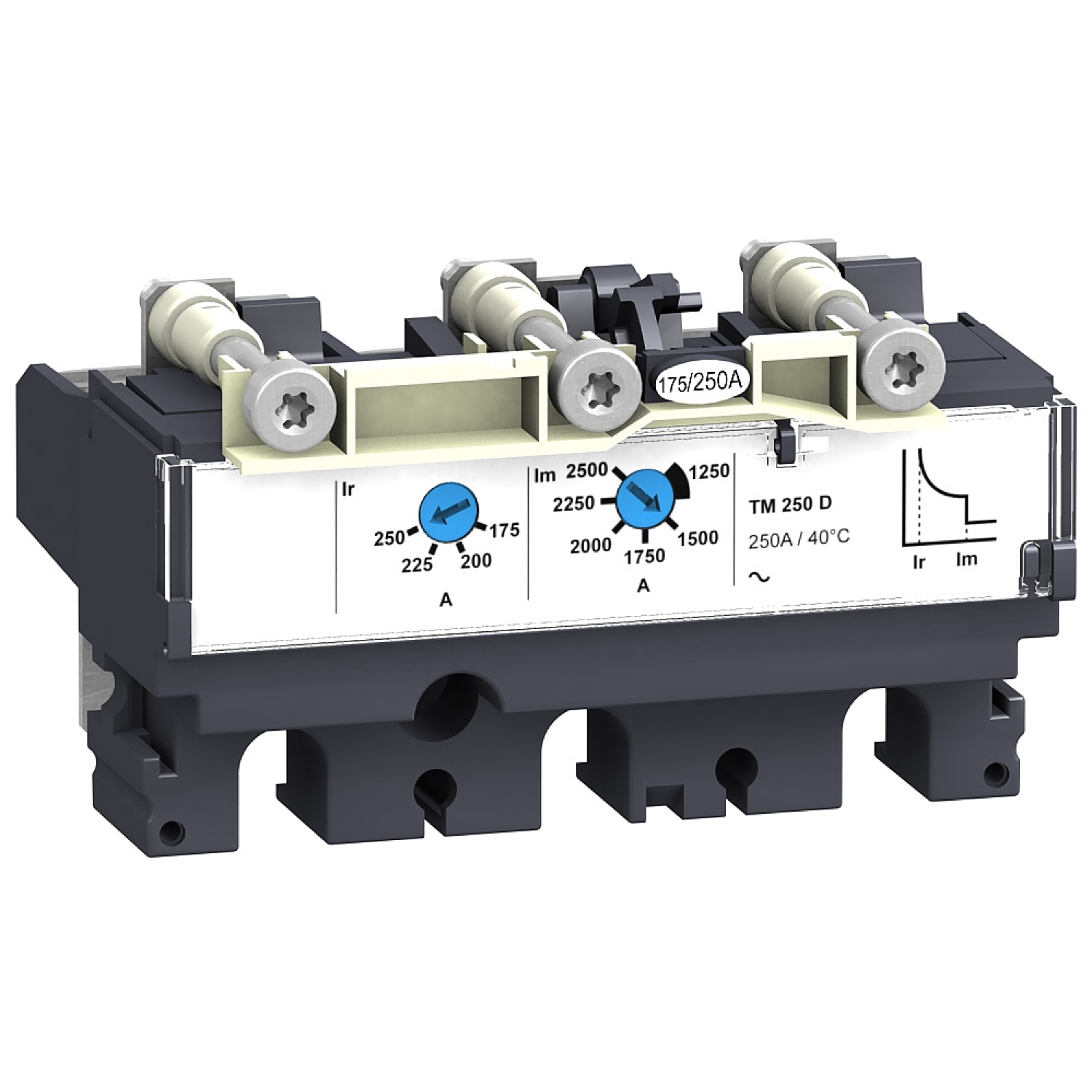 UNIDAD DE DISPARO TERMOMAGNETICO TMD-125A 3 POLOS PARA INTERRUPTOR AUTOMATICO COMPACT NSX160
