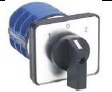 CONMUTADOR INVERSOR DE GIRO, 1-0-2, ITH=20A, UI=660V, VMAX=380/440VAC, 50 O 60HZ