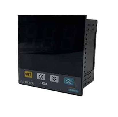 Medidor Panel Digital Negro,  Alta Precisión 96*96