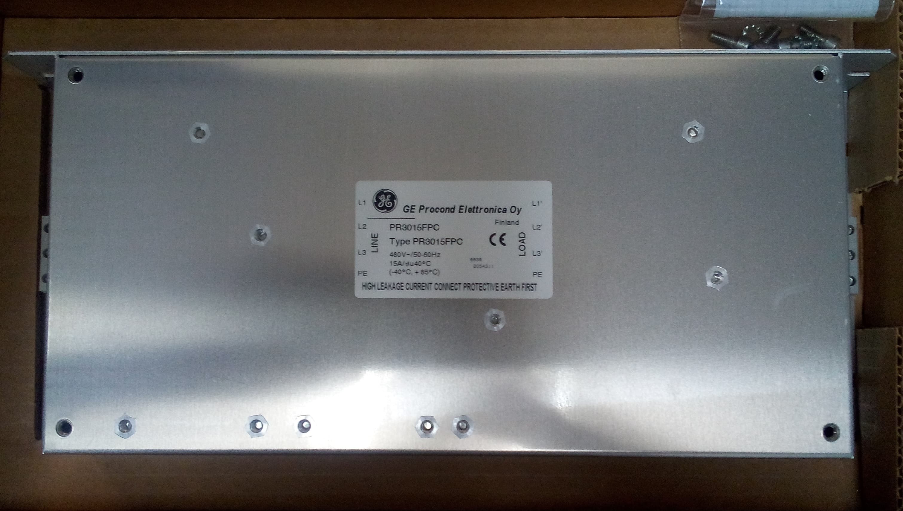 FILTRO EMC 15A 480V P/VAT23D-3FD-3FDVAC (X015..X035)