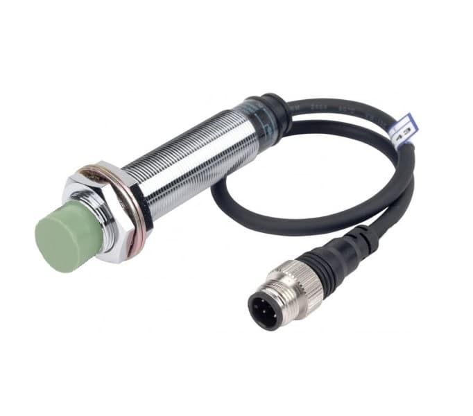 SENSOR DE PROXIMIDAD INDUCTIVO M18/8MM/3H/12-24VDC/PNP/NO/NO RAS. 200mA T/STD C/CABLE-CONECTOR LARGO