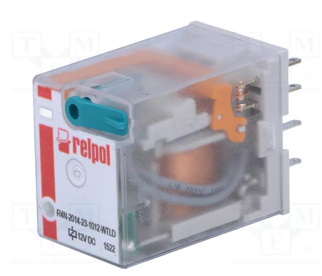 RELE 14 PINES 24VDC 6A 4PDT IP40