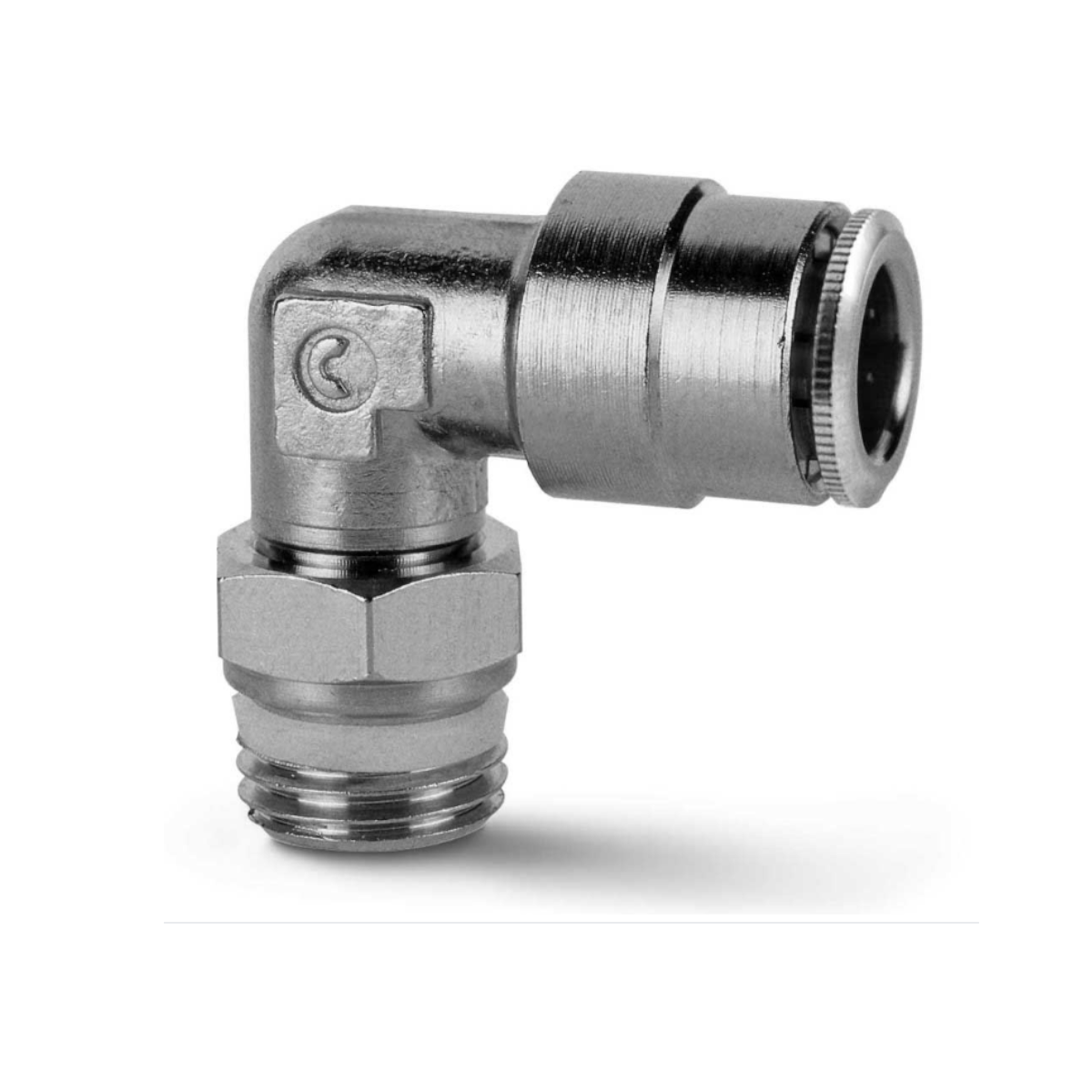 RACOR CODO MACHO GIRATORIO 6 X 1/4