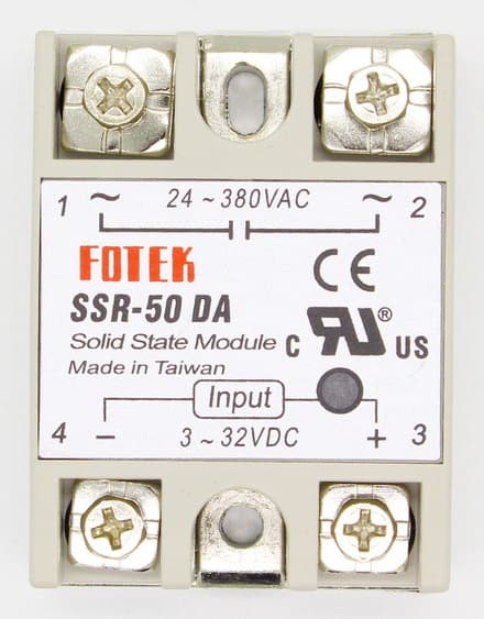 RELE DE ESTADO SOLIDO 50A ENTRADA: DC3-32V SALIDA: AC24-380V