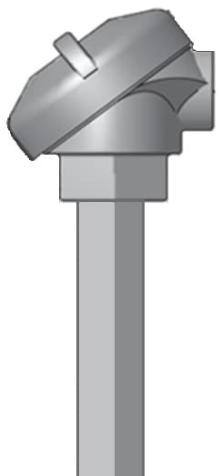 TERMOCUPLA TIPO K DS:21mm LS:370mm C/CABEZAL ENTRADA 3/4 NPT