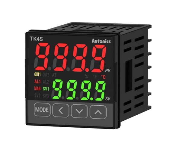 Controlde temperatura, 4 dgts, 48x48 mm ENTRADA 100-240VCA SAL Corriente 4-20mA + SSR