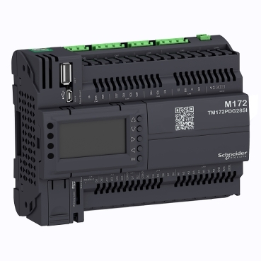 CPU M172 PARA HVAC 28 E/S, CON DISPLAY, ETH, SALIDAS ESTADO SOLIDO