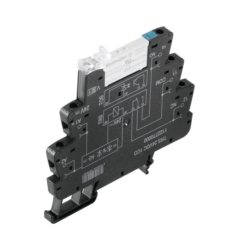 RELE SLIM 6MM 24VDC 1 NA/NC 6 A CON BASE