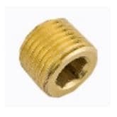 TAPON DE BRONCE MACHO DE 1/4 TAPON DE BRONCE MACHO DE 1/4