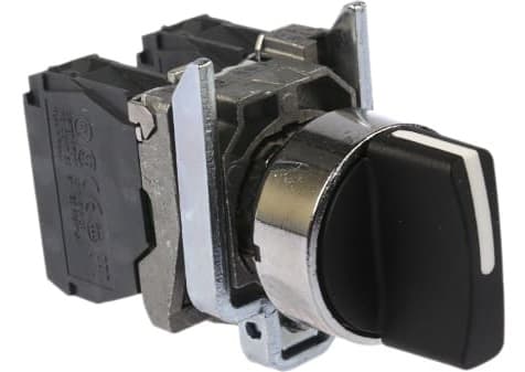 SELECTOR NO LUMINOSO CON MANETA CORTA NEGRA 2NA 3 POSICIONES CON RETORNO