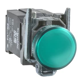 LUZ PILOTO VERDE C/TRANSF.22mm 110V