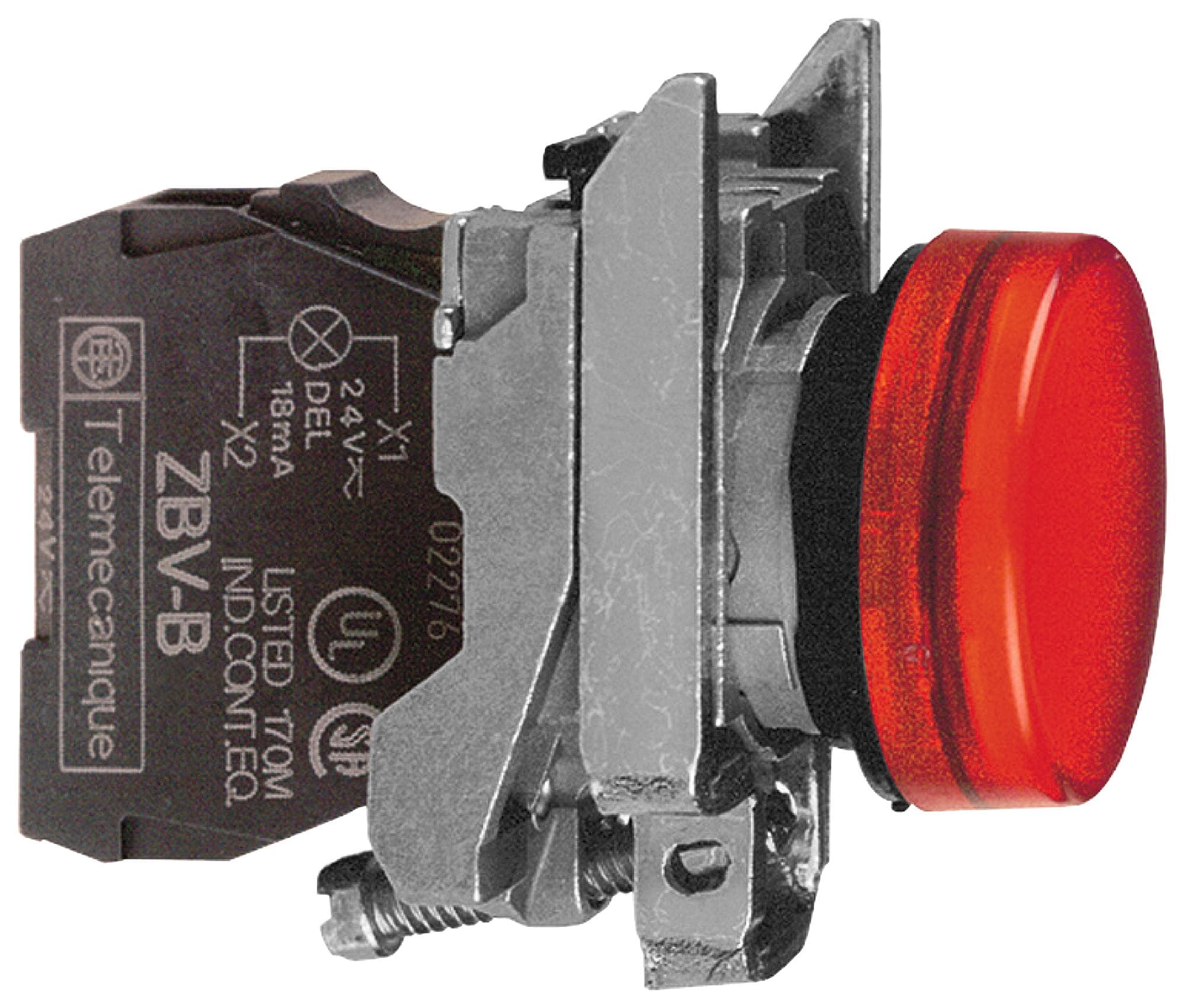 LUZ PILOTO LED ROJO 24VCA/CC
