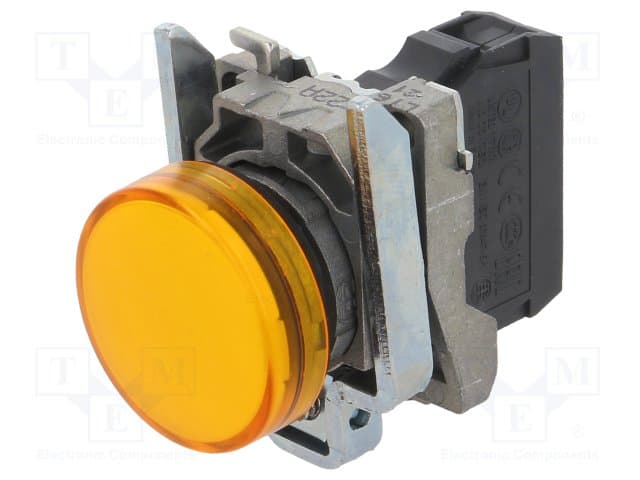 LUZ PILOTO LED AMARILLO 24VCA/CC