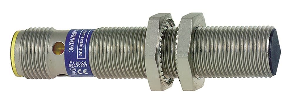 SENSOR INDUCTIVO METALICO M12 3 HILOS 12-24VDC PNP N0 Sn 2mm CONECTOR MACHO M12 4 PINES